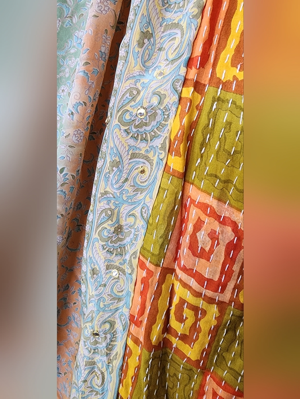 ​🕸️ OOAK Kantha Bae Utopia Duster Silk & Cotton Sari Kimono NWT 🕸️ - Picture 6 of 6